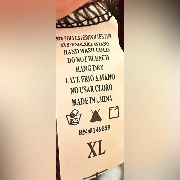 New! Soft Pajama Lounge Pants Red and Black Buffalo Plaid Size Extra Lar… - Picture 5 of 5